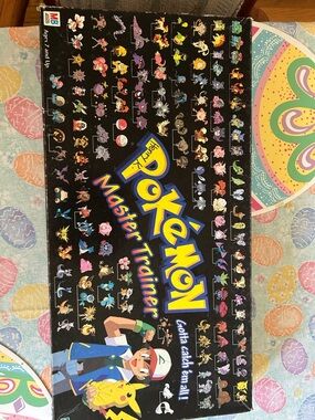1999 Pokémon Master Trainer Board Game -
